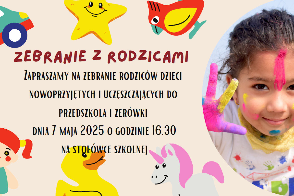Zaproszenie na zebranie z rodzicami