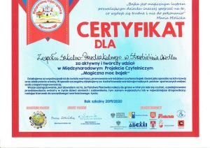 <span  class="uc-style-158437874254" style="color:#ffffff;">Certyfikat Międzynarodowego Projektu Czytelniczego "Magiczna Moc Bajek" dla Zespołu Szkolno-Przedszkolnego w Strzebielinie</span>
