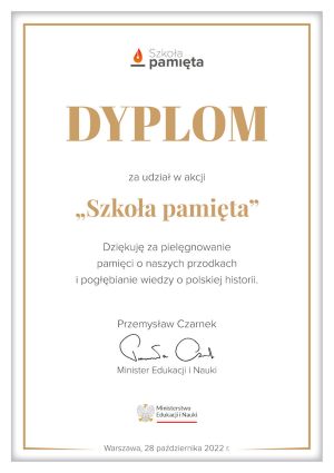 <span  class="uc-style-93974575856" style="color:#ffffff;">Dyplom za udział w akcji "Szkoła Pamięta"</span>
